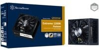 Silverstone SST-EX1200R-PL PC-Netzteil, 1200W, 80 Plus Platinum, Schwarz - Bild 1