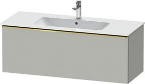 Duravit Waschtischunterschrank D-Neo, grau glänzend, wandhängend, B/T/H: 121 x 46,2 x 44 cm - Bild 1