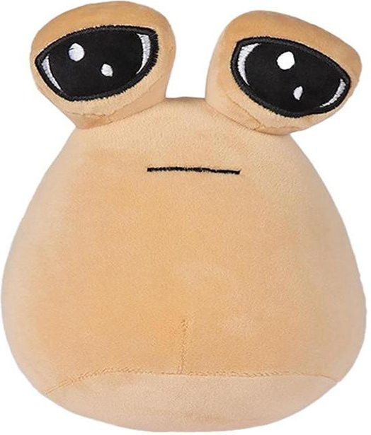 Yiran toy Mein Haustier Alien Pou Plüschtier, Schwarz, Braun - Bild 1