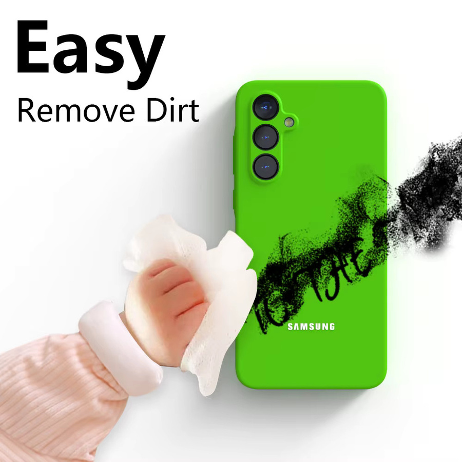 Samsung Handyhülle aus flüssigem Silikon in Gelb für Galaxy A17 A55 A35 A15 A56 A36 A16 A53 A54 A52 S26 S25 S24 S23 S22 - Bild 2