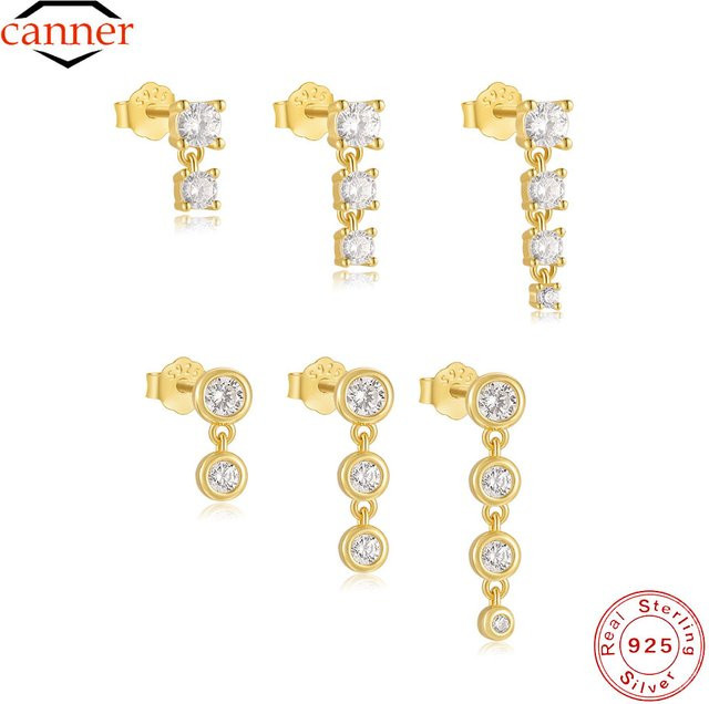 Canner Ohrringe, 925 Silber, Zirkonia, Damen - Bild 1