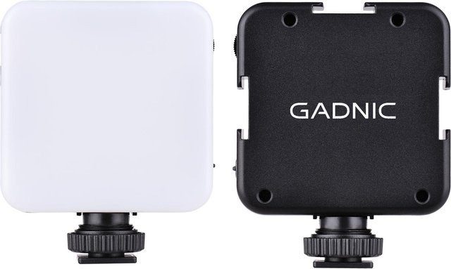 GADNIC Ultrahelles LED-Videofotografielicht mit 42 LED-Lampenperlen und 6000K Farbtemperatur in Schwarz - Bild 1