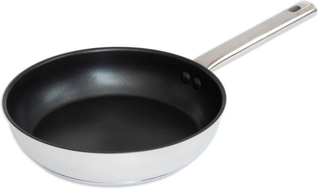 Grana Home Bratpfanne Classic Line aus Edelstahl, Silber, Durchmesser: 28 cm, Höhe: 5,5 cm - Bild 1