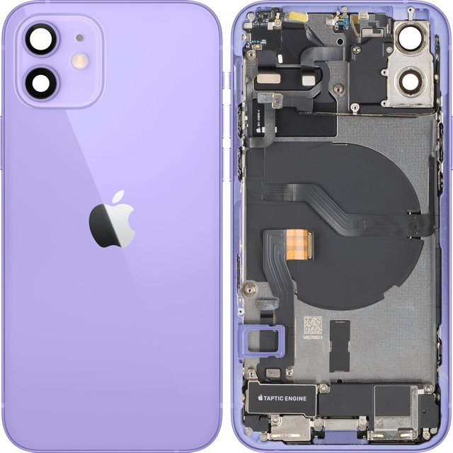 Apple iPhone 12 Akkudeckel mit Mittelgehäuse in Lila - Bild 1