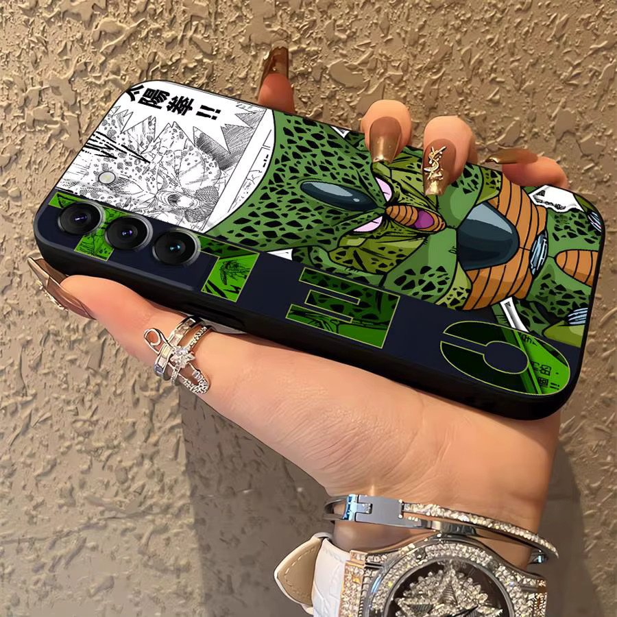 Handyhülle mit Dragon Ball Comics Design für Samsung Galaxy S21+ S24+ S25 Ultra S25+ S24 S23 FE S22 Plus S20 FE in Multicolor mit weicher Rückseite - Bild 3