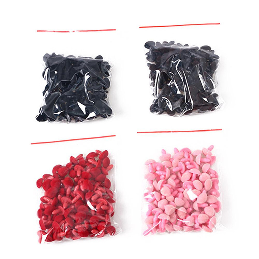 Fashnics Dreieckige Plastiknasen Samtnasen Puppen Bastelknöpfe 10-teiliges Set - Bild 1