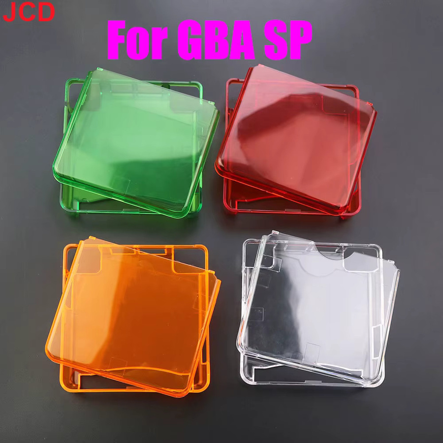 JCD Schutzhülle Gehäuse für GBA SP Advance SP Spielekonsole in Transparent und Schwarz - Bild 2