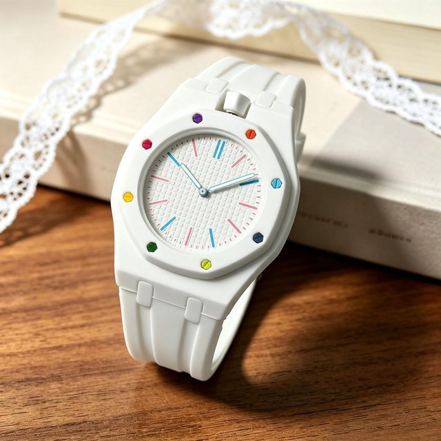 Quarz Digitaluhr, Silikon, Grau, Unisex - Bild 1
