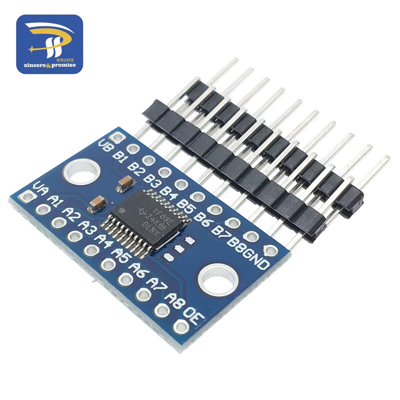 TXS0108E 8-Kanal Logikpegelwandler Modul für bidirektionale TTL-Umwandlung in Blau - Bild 2