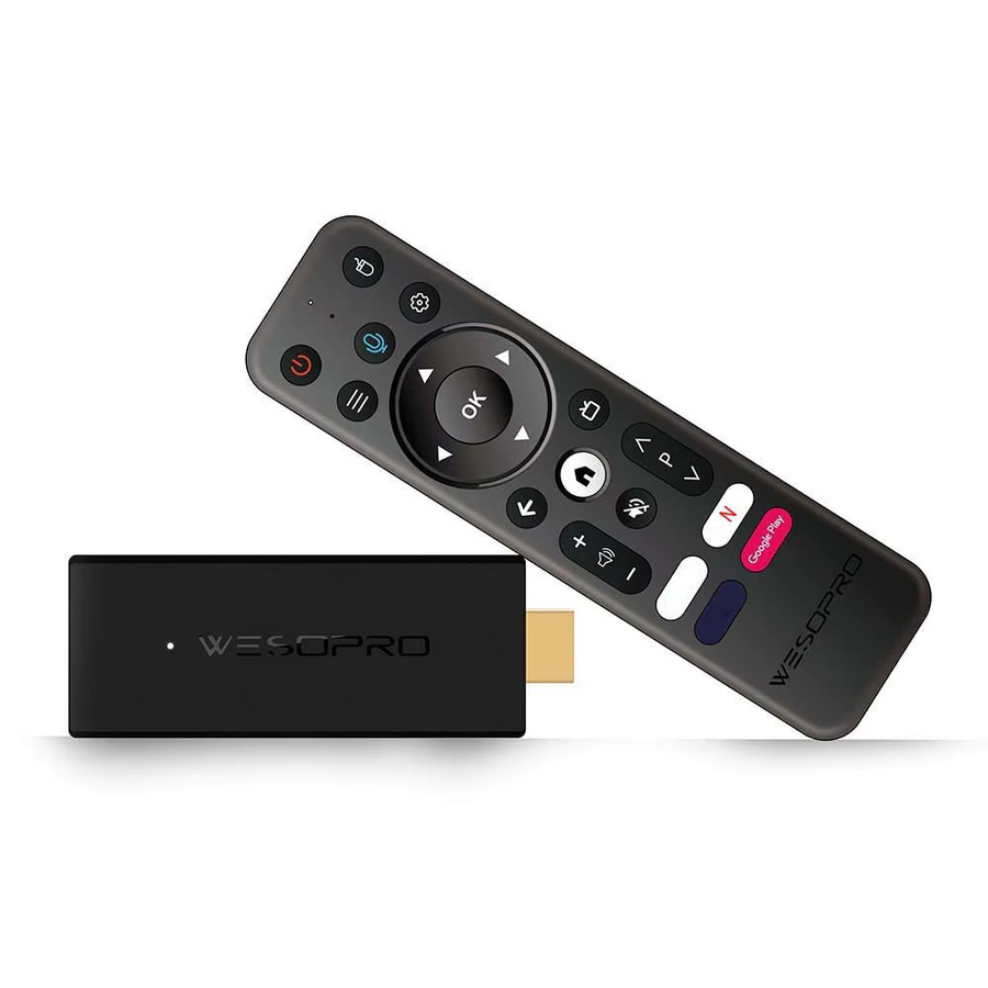 WESOPRO TV Stick G2 Android 12 Smart TV Dongle in Schwarz mit 2GB RAM, 16GB ROM, Wifi6, Bluetooth 5.0 und 4K UHD Unterstützung - Bild 3