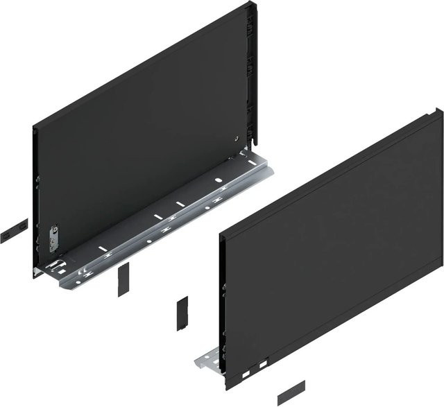 Blum Zarge Legrabox Pure Höhe F Nennlänge 400 mm Carbonschwarz Matt - Bild 1