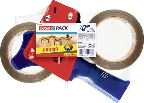 Tesa tesapack Chamois Paketklebeband braun transparent, Breite: 50 mm, Länge: 66 m - Bild 1
