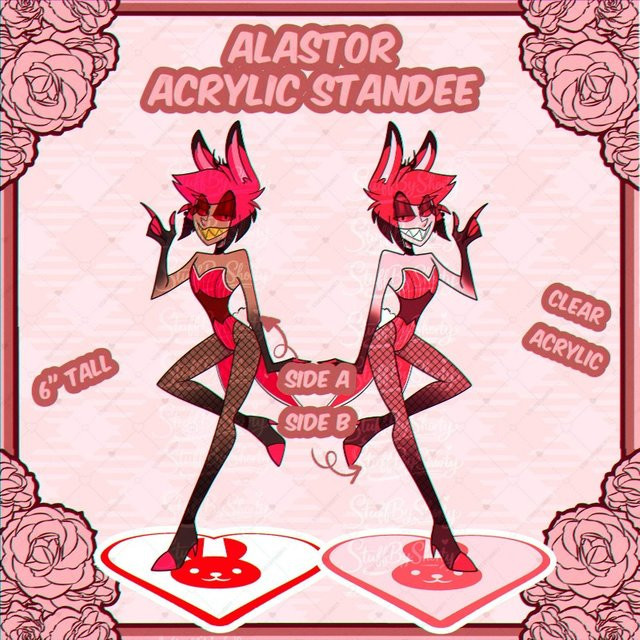 Bandai Hazbin Hotel Alastor Acryl-Standee, Kunststoff - Bild 1