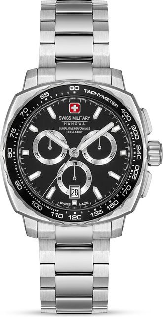 Swiss Military Hanowa Chronograph, Edelstahl, Quarz, 41 mm, Herren - Bild 1