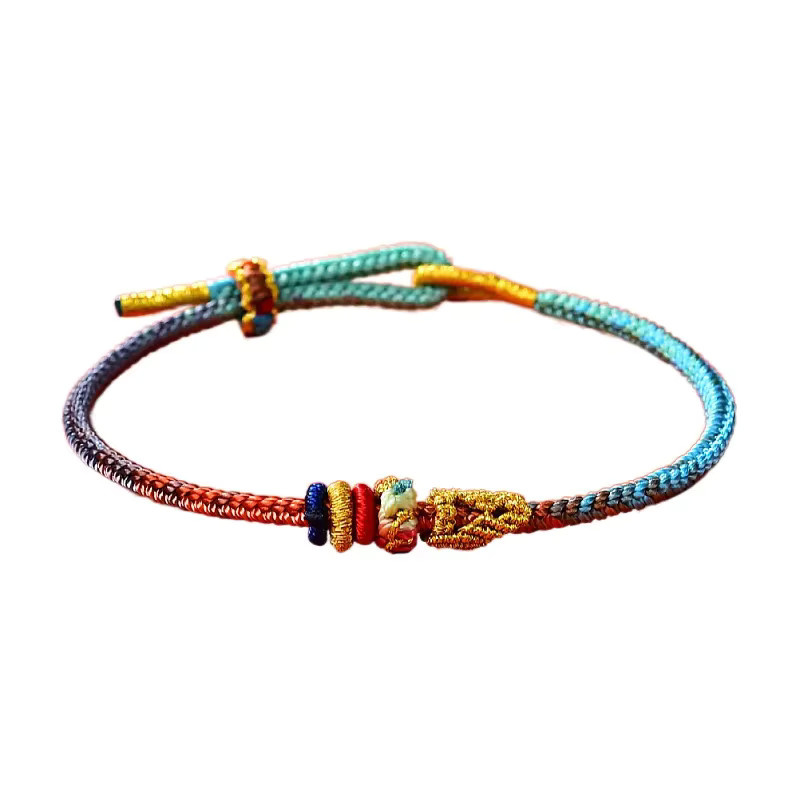Armband KHWPS, geflochtenes Seil, bunt, Unisex - Bild 2