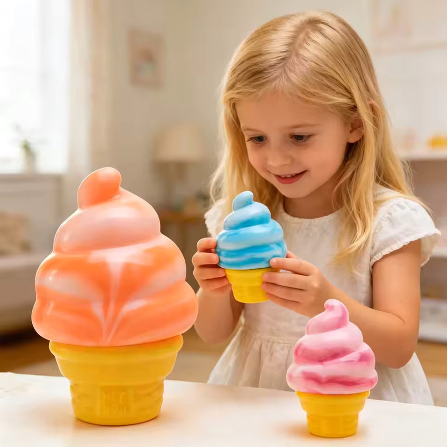 Bandai Squishy Eiscreme-Sensorikspielzeug, multicolour - Bild 3