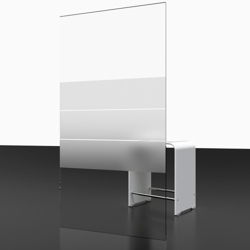 Schulte Duschwand Alexa Style 2.0 Ecke, Glas Frosted, Silber, B: 90 cm, H: 200 cm - Bild 2