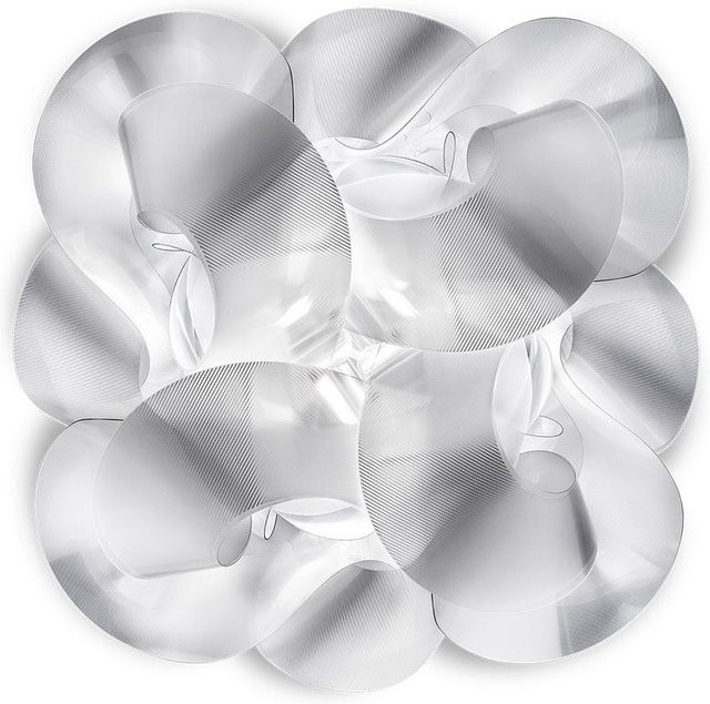 Slamp Fabula L Wand- und Deckenleuchte aus transparentem Lentiflex Kunststoff mit E27 Fassung und Dimmfunktion - Bild 1