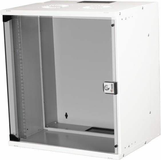 Equip Eco Mount 19 Zoll Schrank 12HE Wandmontiert RAL7035 Grau B: 540 mm, T: 400 mm - Bild 1