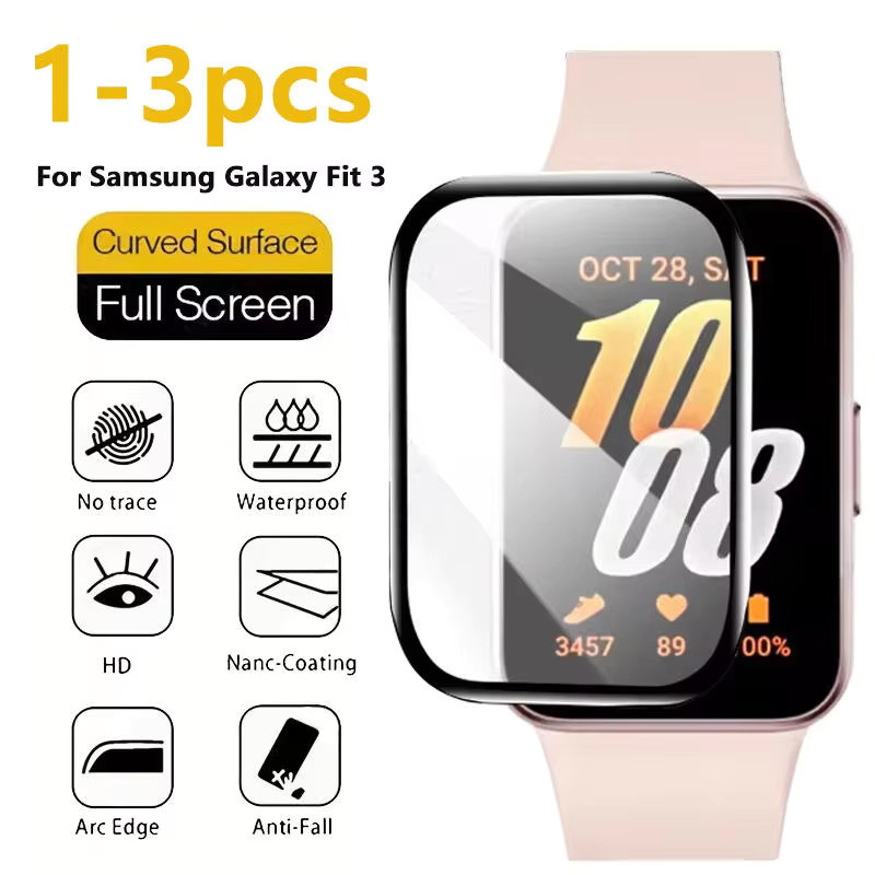 Samsung Displayschutzfolie für Galaxy Fit 3, Silikon, transparent - Bild 3