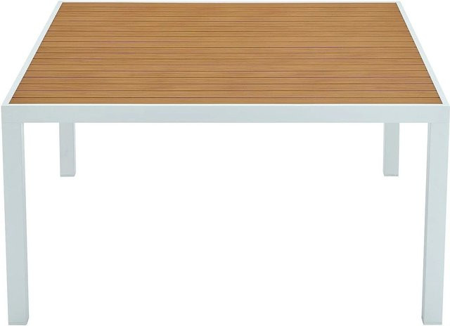 MYLIA Gartentisch Macila aus Aluminium in Weiß, Breite: 140 cm - Bild 1