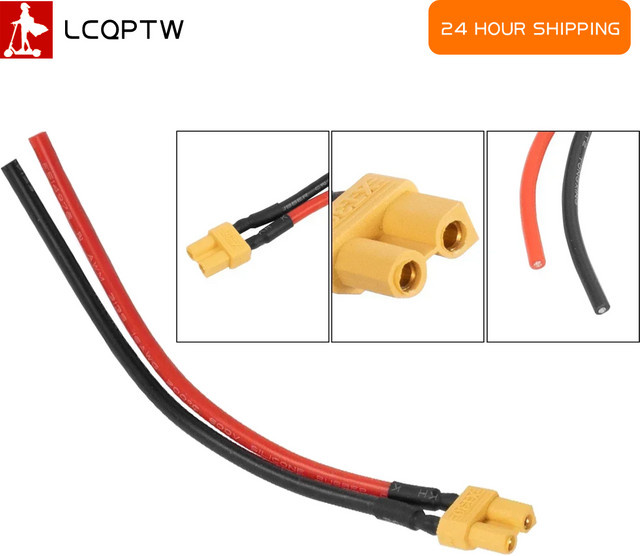 XT30 Buchse und JST Stecker für Xiaomi M365 Pro 1S Pro 2 Elektrische Roller Lithium-Batterie in Gelb - Bild 1