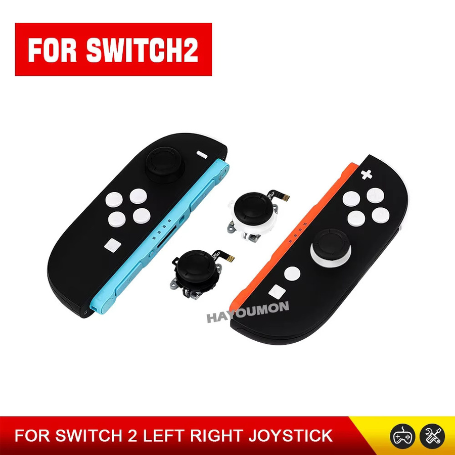 HeroAngel TMR Joystick Schwarz-Weiß für Nintendo Switch Joypad Zubehör - Bild 2