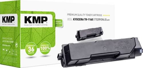 KMP Toner Kompatibel mit Kyocera TK-1160 Schwarz für Kyocera ECOSYS P2040dn und P2040dw - Bild 1