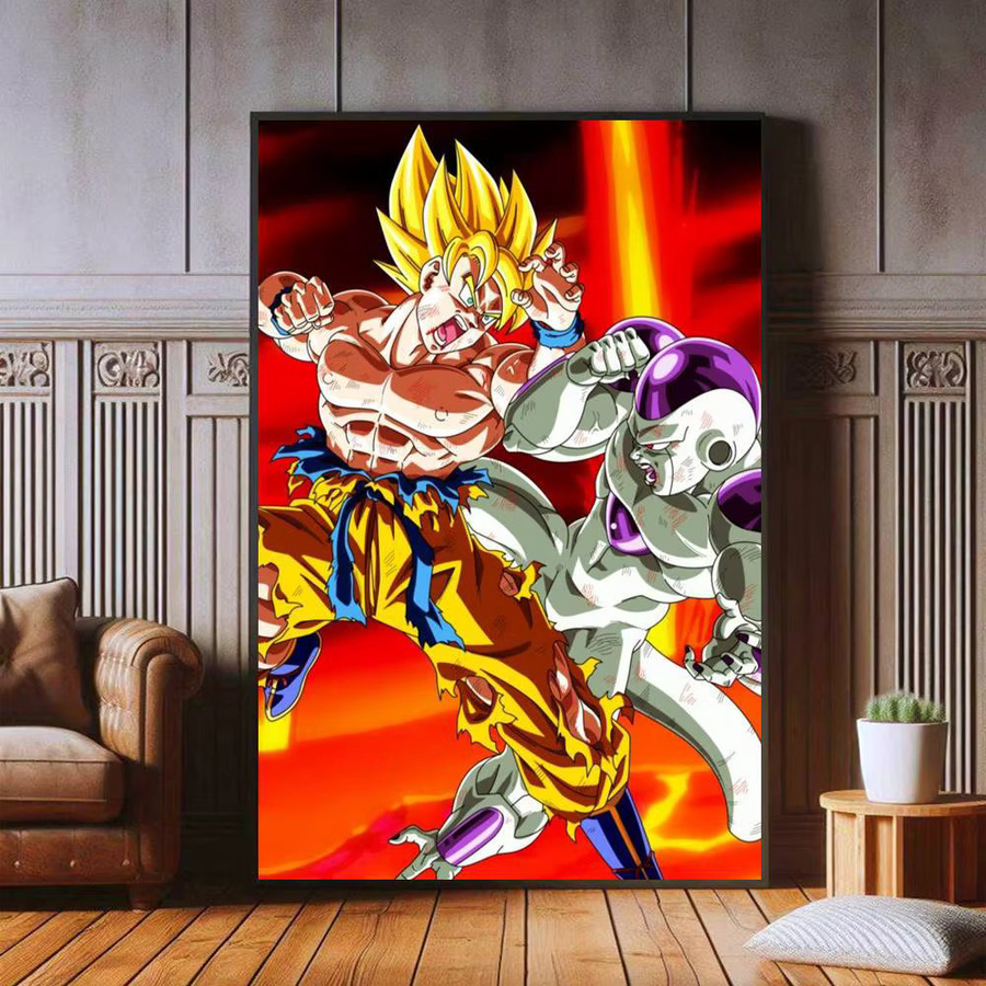 Dragon Ball Anime Leinwandposter als Wandkunst für dein Zuhause in Mehrfarbig - Bild 4