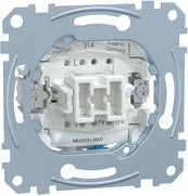 Merten Taster-Einsatz einpolig 10A silber MEG3151-0000 - Bild 1