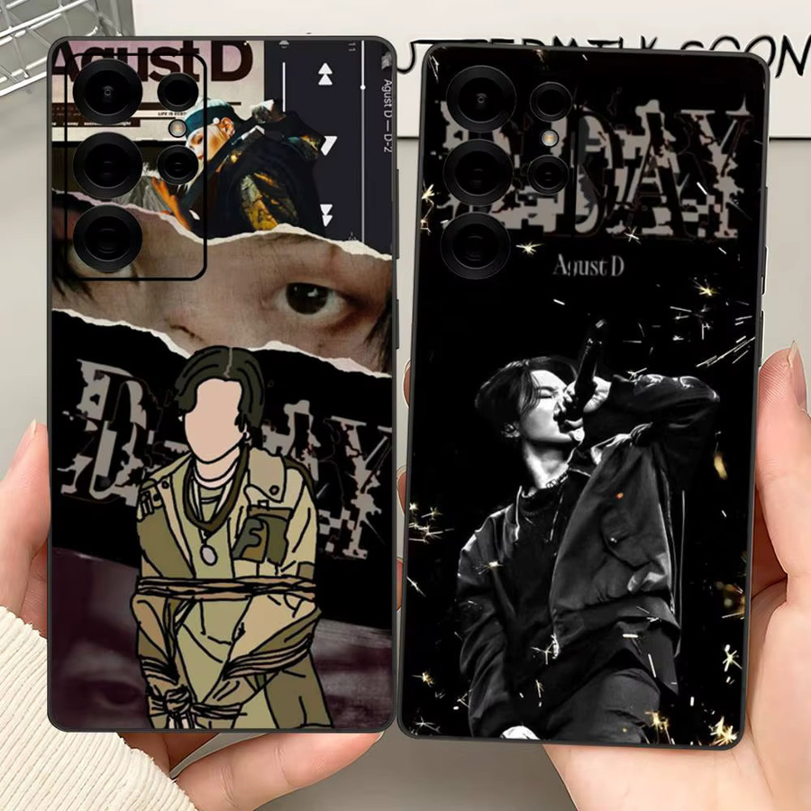 Singer A-Agust D S-SUGA Handyhülle für Samsung Galaxy S24 Ultra, S23, S22, S21, S20, S24 FE, S20 Lite, S21 FE, S22 Ultra 5G, Multicolor - Bild 5