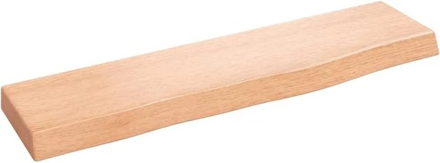 vidaXL Wandregal aus Massivholz Eiche in Hellbraun, B/T/H: 40 x 10 x 2 cm - Bild 1