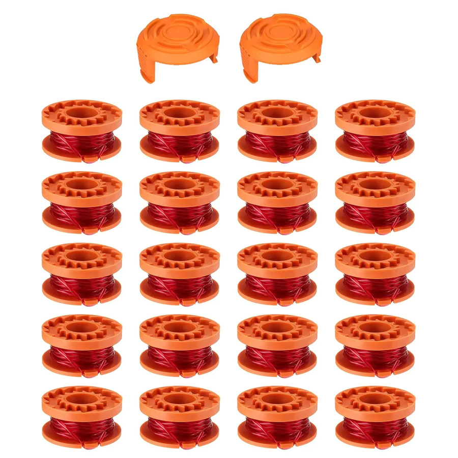 Worx Trimmer Spulen in Orange für Akku-Rasentrimmer WG154 WG163 WG180 WG175 WG155 WG151 WG160 - Bild 6