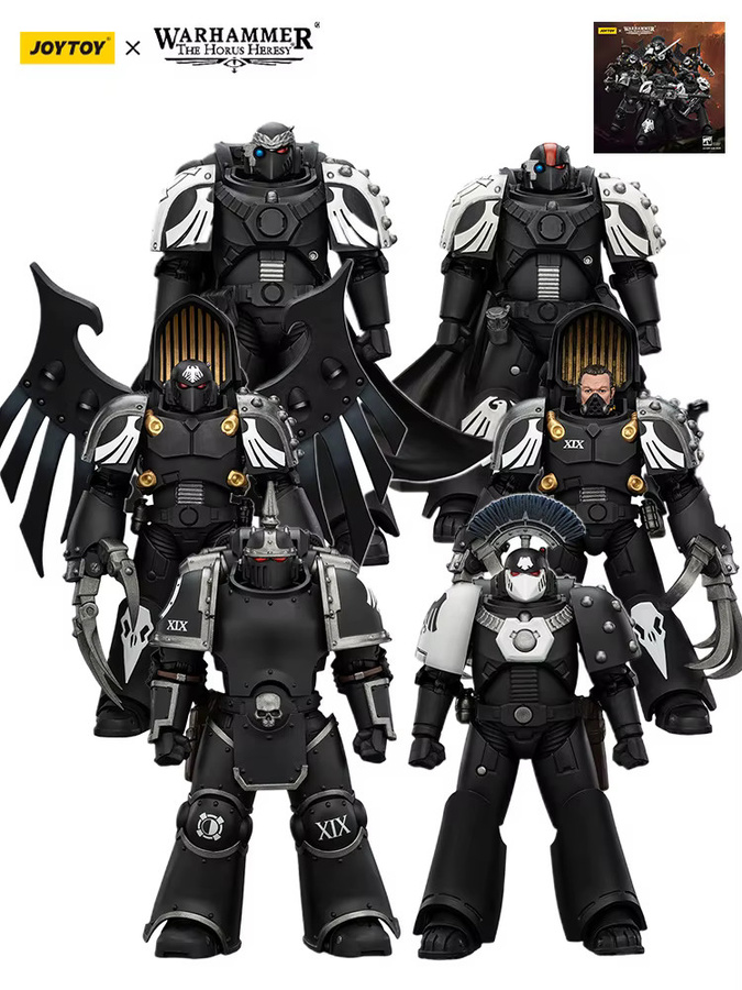 JOYTOY Warhammer 40K Raven Guard Dark Fury Mor Deythan MkVI, Actionfigur - Bild 3
