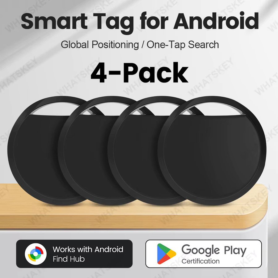 Peocke 4er-Pack Bluetooth GPS-Tracker in Weiß für Android und Google Find My App zur Ortung von Schlüsseln, Fahrrädern und Haustieren - Bild 6