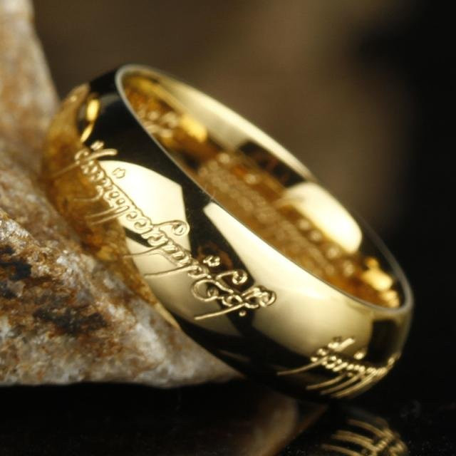 Midi-Ring Edelstahl, Ein Ring der Macht, Unisex - Bild 1