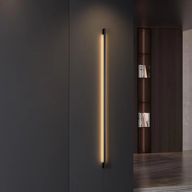 ANCISTER Moderne Wandlampe in Schwarz mit linearem Design für Wohnzimmer, Schlafzimmer, Korridor und Bar - Bild 2