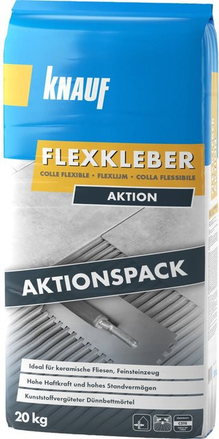 Knauf Flexkleber Grau 20 kg - Bild 1