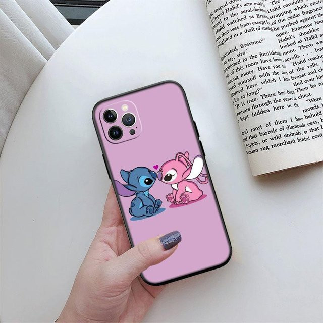 Cartoon Stitch Handyhülle für Motorola Moto Edge 60 70 G86 G56 G54 E14 G04S G45 G64 Pro Power Neo Fusion in Pink - Bild 1