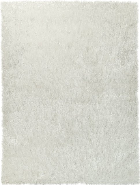 Hochflor-Teppich Glamorous in Weiß, pflegeleicht und fußbodenheizungsgeeignet, Breite: 60 cm, Länge: 100 cm - Bild 1