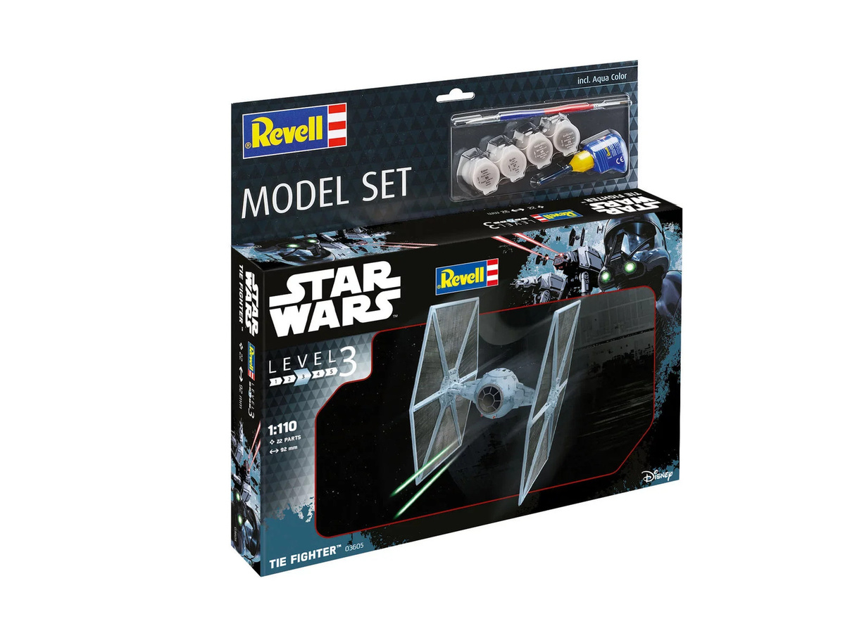 Revell Star Wars Tie Fighter, Bausatz, Weltraum, 1:110, ab 8 Jahren - Bild 4