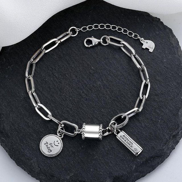 Allbestart Armband, 925 Silber, Schwarz, Damen - Bild 1