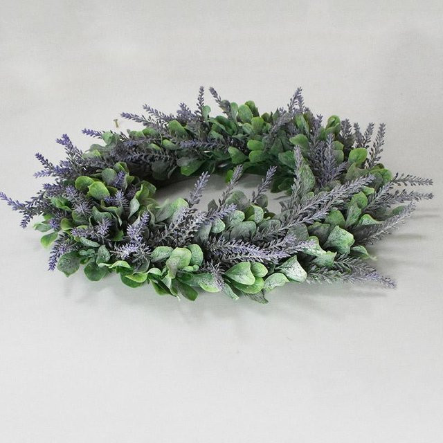 Neoglint Künstlicher Blumenkranz als dekorative Blumengirlande in Schwarz für Heimdekoration und Hochzeiten - Bild 1