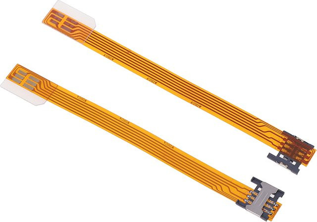 SIM-Karten-Adapter Konverter für kleine zu große SIM-Karten in Orange - Bild 1