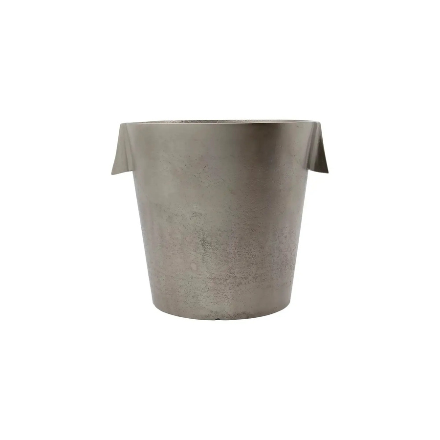 House Doctor Weinkühler Buck gebürstet silber Höhe: 22 cm - Bild 1