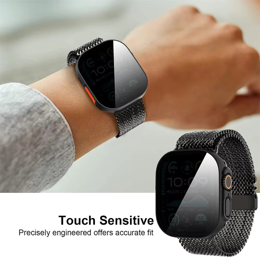 Apple Sichtschutzhülle für Apple Watch Ultra 2–3, 49 mm, gehärtetes Glas - Bild 2