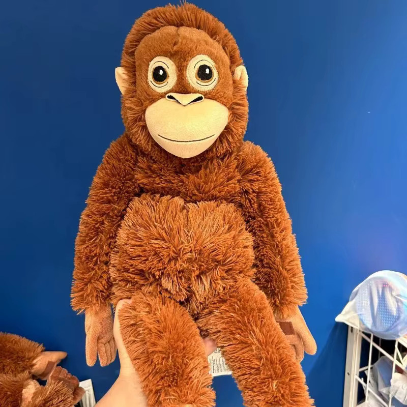 Bandai Orang-Utan-Plüschtier, braun - Bild 2