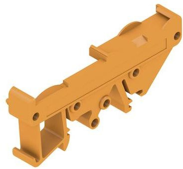 Weidmüller RF RS 70 RE/A3/M.BEZ 1665 2062690000 Seitenelement offen für Hutschienenmontage aus Kunststoff in Orange, B: 13,7 mm, L: 29,2 mm - Bild 1