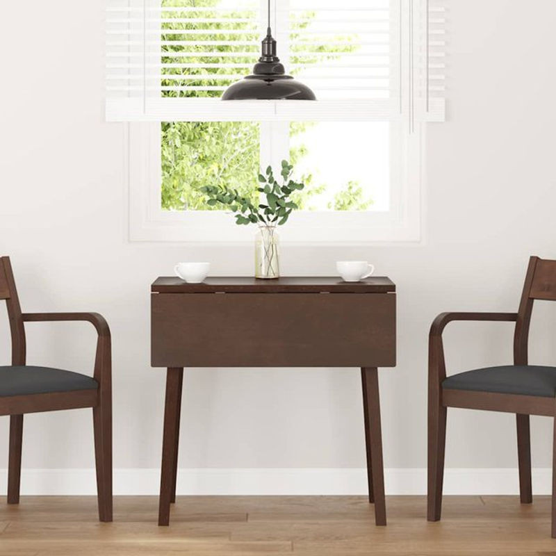 Vidaxl Esstisch aus Massivholz in Braun, rechteckig und modern im minimalistischen Design - Bild 1
