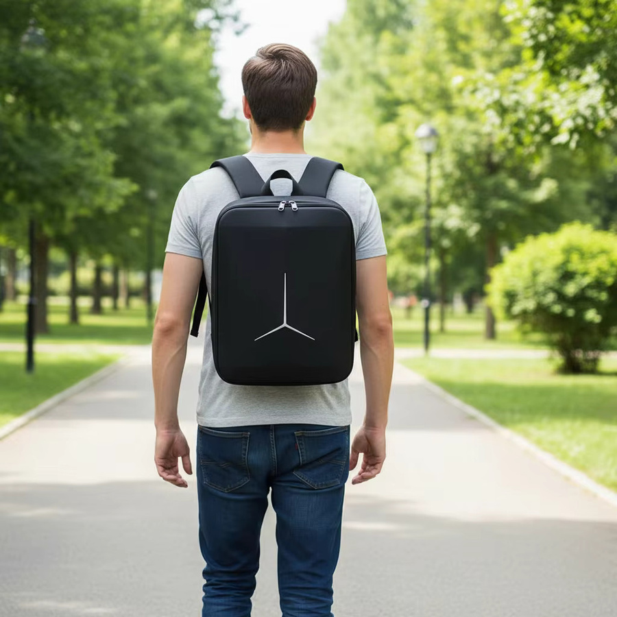 DJI Neo 2 Motion Fly Combo Outdoor Rucksack und harte Tragetasche für Drohnenzubehör in Schwarz - Bild 4